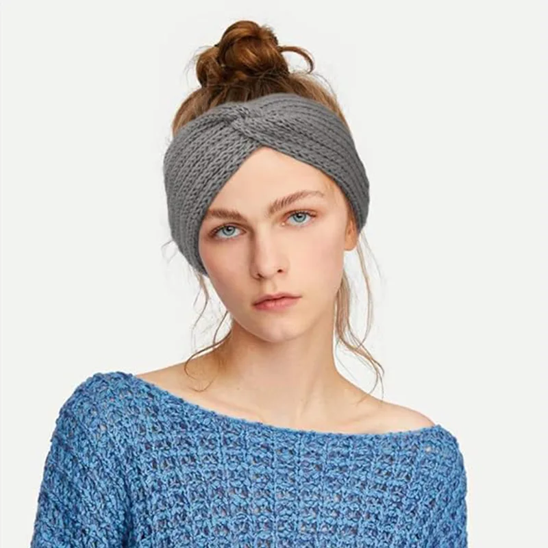 Comfortabele gebreide polyester hoofdbanden Comfortabele gebreide polyester hoofdbanden