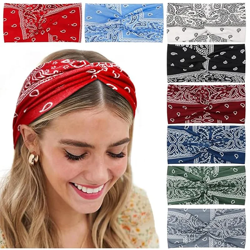 Boho Bandana Polyester Headbands