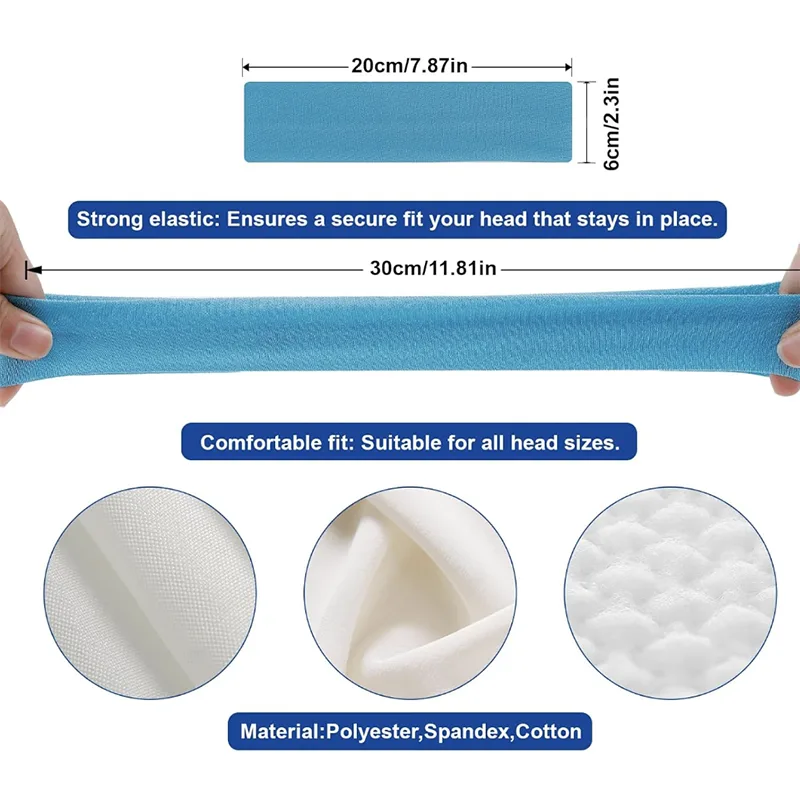 Elastic Paint Color Headbands