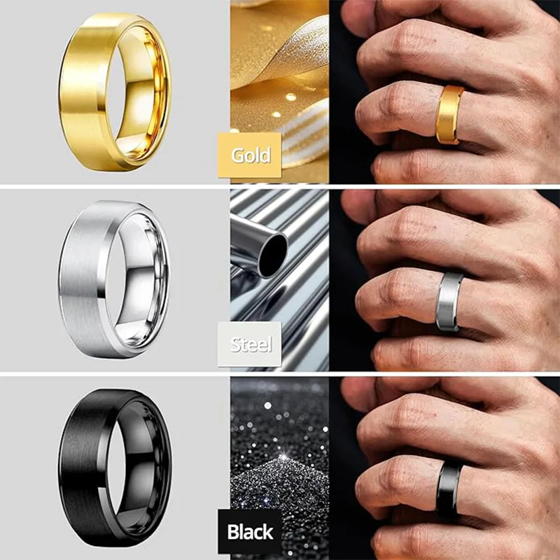 Stainless Steel Man Ring