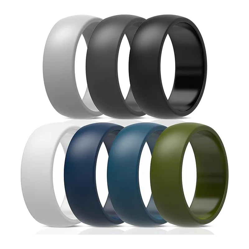 Populaire fitness siliconen herenring