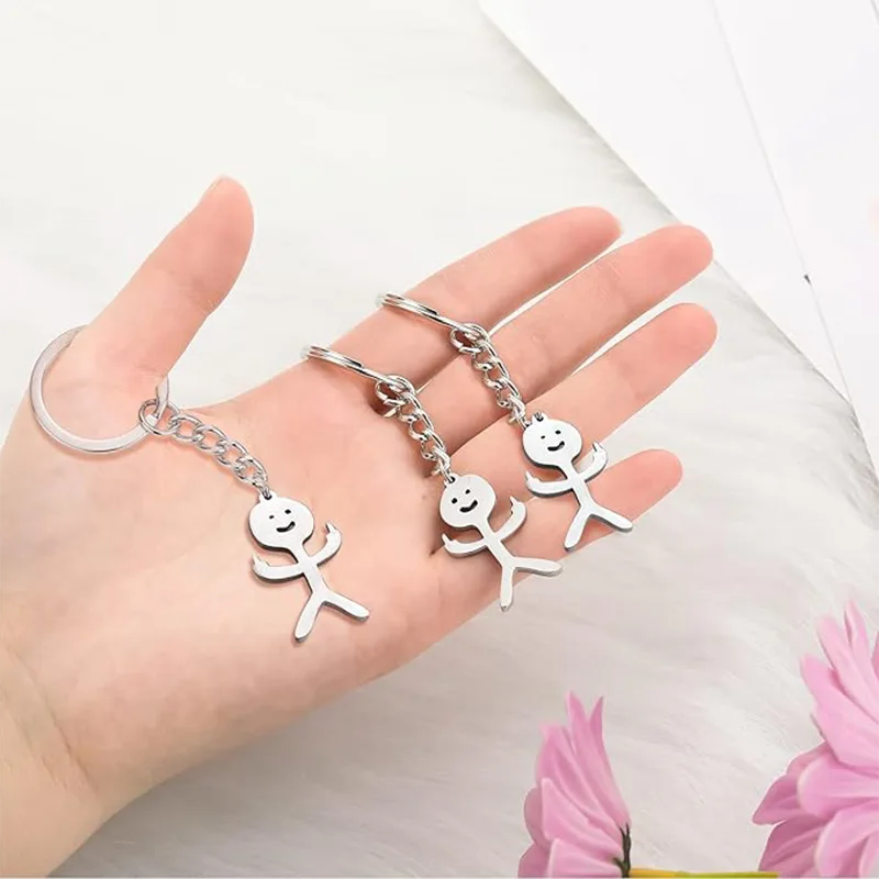 Roestvrij stalen sleutelhanger Roestvrij stalen sleutelhanger