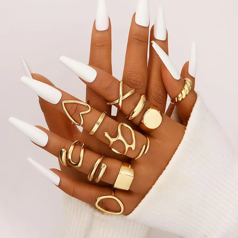 Vrouwen echte vergulde mode-ring Vrouwen echte vergulde mode-ring